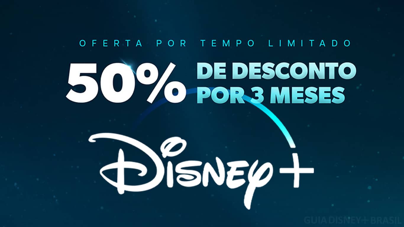 Disney-Plus-promocao Disney+ lança promoção de 50% de desconto na assinatura por tempo limitado