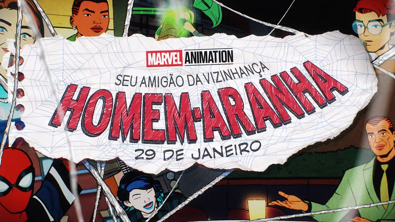 Homem-Aranha-Seu-Amigao-da-Vizinhanca-Logotipo Marvel apresenta a jornada do Homem-Aranha adolescente em "Seu Amigão da Vizinhança"