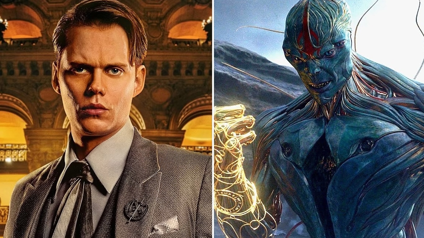 Bill-Skarsgard-Kro-Eternos Marvel tem novos planos para Bill Skarsgård, mas não como Kro