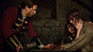 Black Jack Randall, Claire e James Fraser na prisão de Wentworth – Outlander