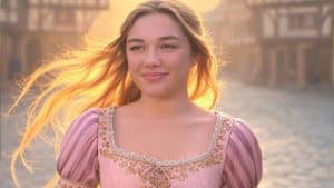 Florence Pugh como Rapunzel