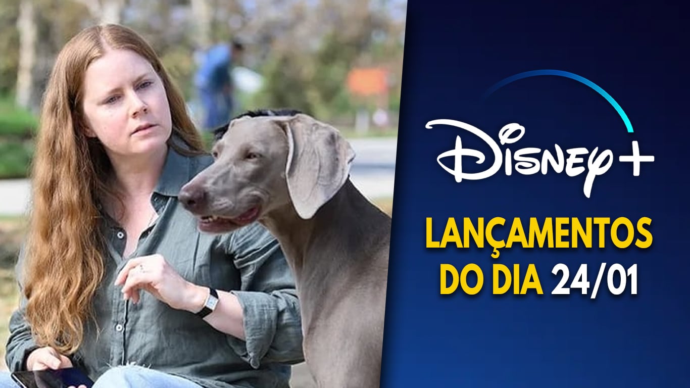 Lancamentos-DisneyPlus-do-dia-24-01-2025 'Canina', com Amy Adams, e 'O Melhor Infarto da Minha Vida' estrearam no Disney+