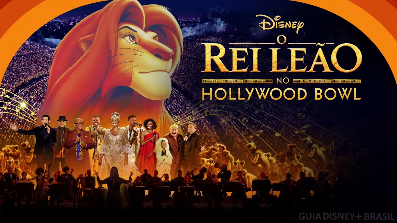 O-Rei-Leao-no-Hollywood-Bowl Após 'Encanto', 'O Rei Leão' vai ganhar espetáculo musical no Disney+