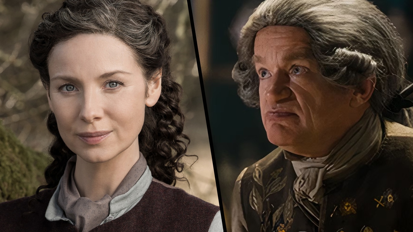 Outlander-Claire-e-Mestre-Raymond Quem é o Mestre Raymond em Outlander? Nos livros, ele veio de 500 a.C.