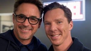 Robert Downey Jr e Benedict Cumberbatch