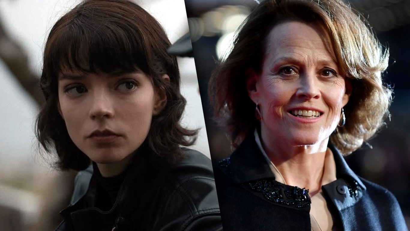 Anya-Taylor-Joy-e-Sigourney-Weaver Anya Taylor-Joy revela que assistiu Avatar 8 vezes seguidas e quer entrar na franquia