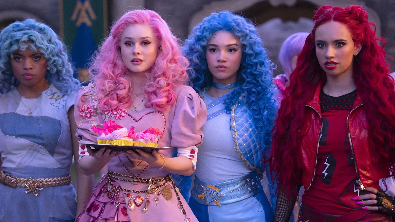 Descendentes Disney revela Descendentes 5 com Red, Chloe e novos personagens do País das Maravilhas