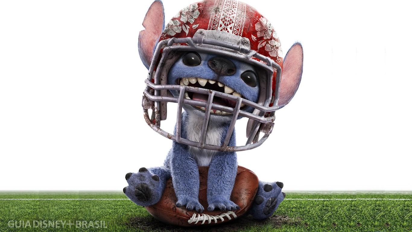 Lilo-e-Stitch-NFL-Super-Bowl Stitch leva o caos ao Super Bowl em comercial divertido do live-action de Lilo & Stitch