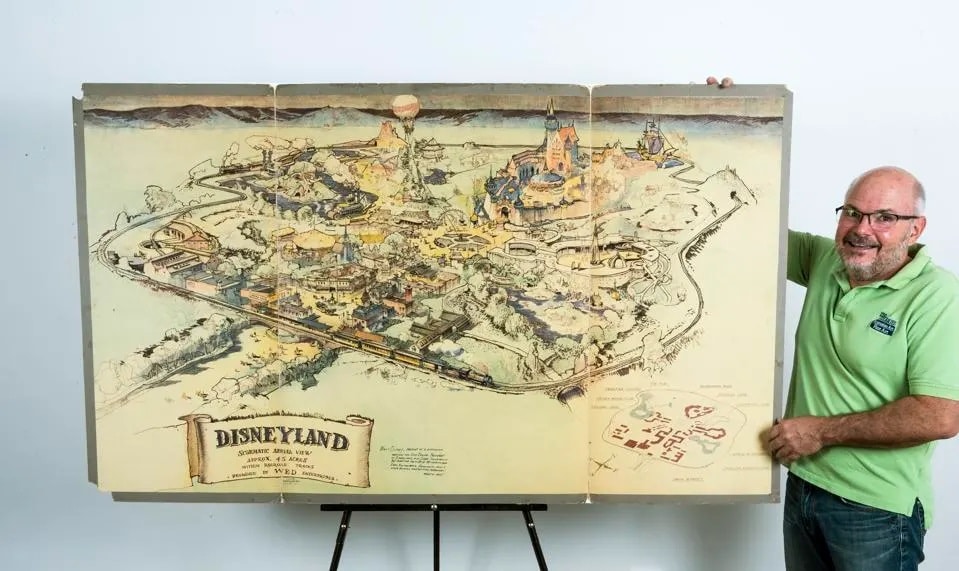 Mapa-da-Disneyland Colecionadores gastam fortunas em itens raros da Disney – veja os mais caros