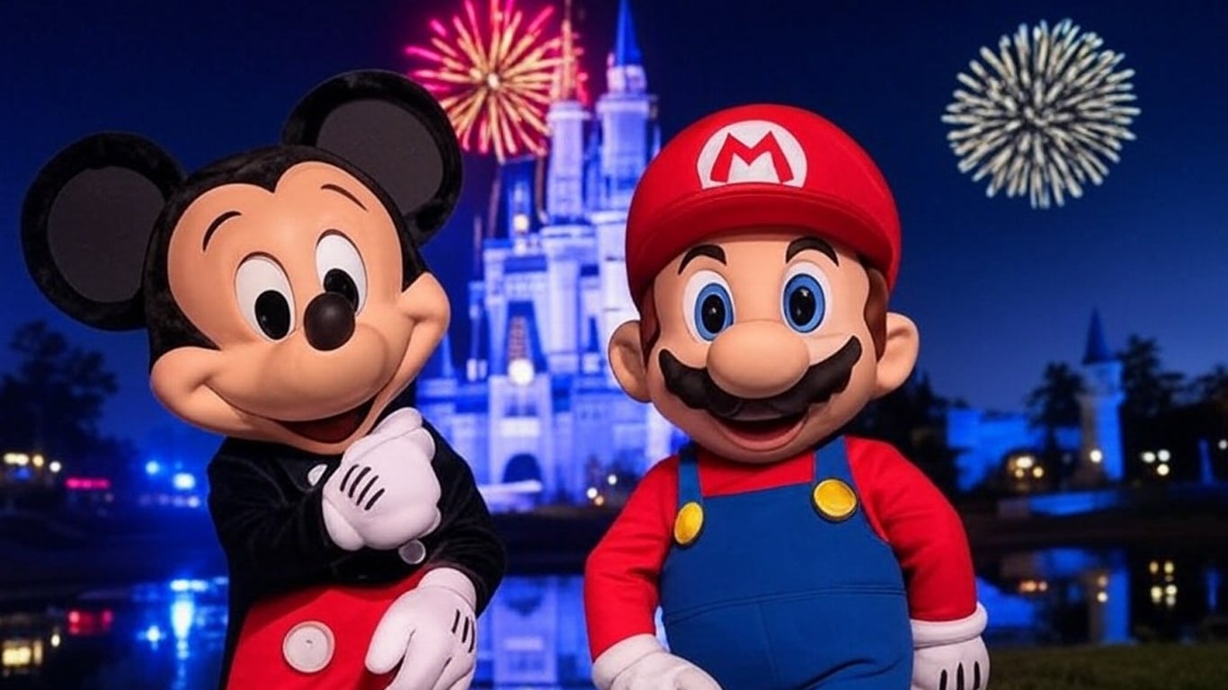 Mickey-e-Mario Ex-funcionário expõe conversas internas na Disney sobre compra da Nintendo