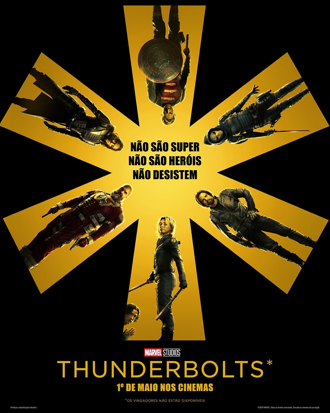 Poster-Thunderbolts Mistério do asterisco em Thunderbolts* aparentemente resolvido em novo pôster