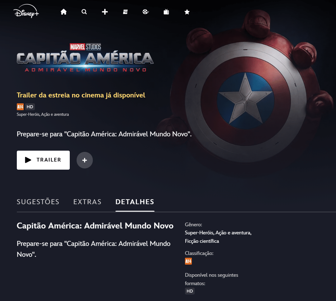 image-71 Quando 'Capitão América: Admirável Mundo Novo' será lançado no Disney+? Entenda o cronograma do streaming