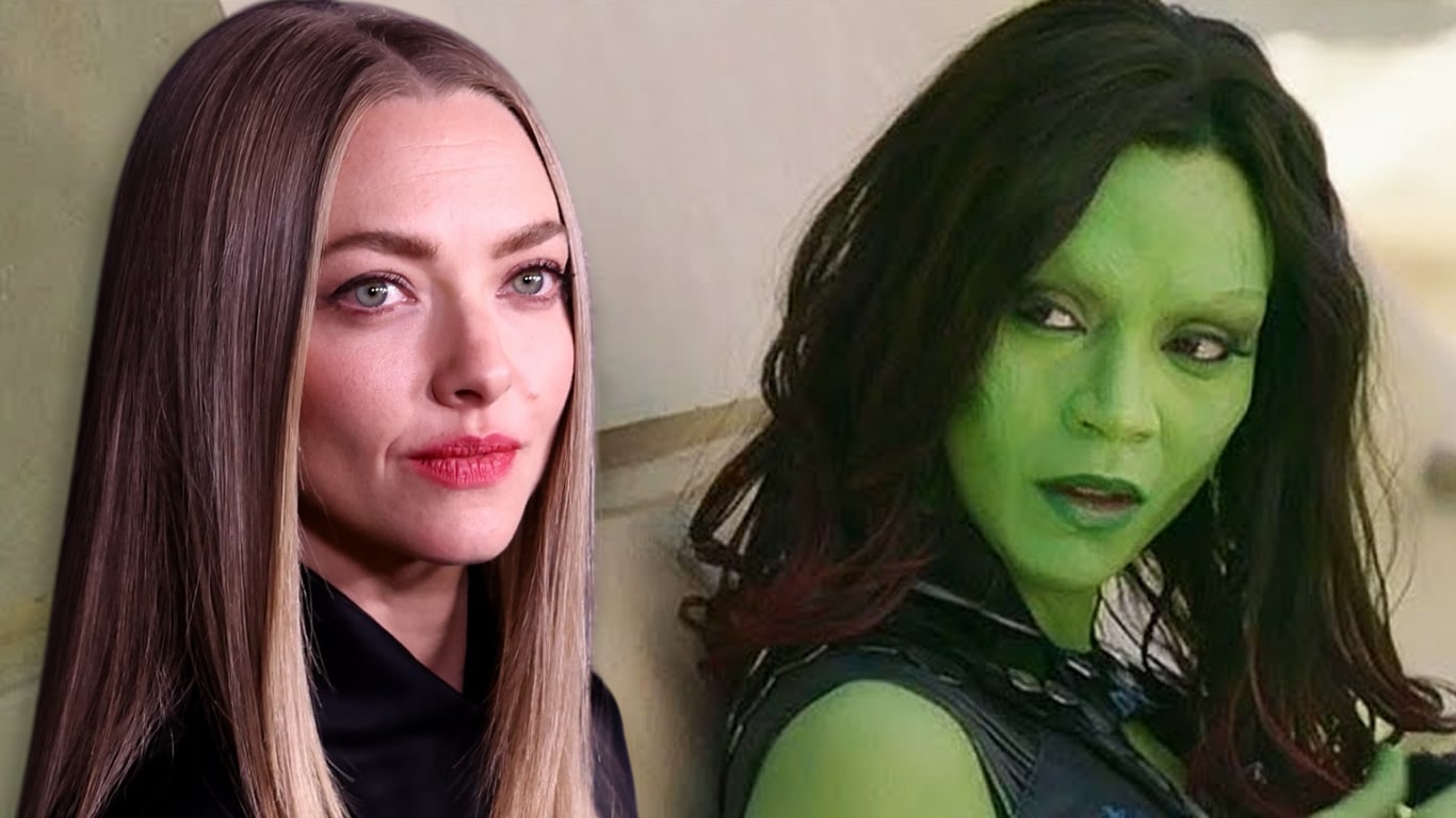 Amanda-Seyfried-e-Gamora Amanda Seyfried recusou papel de Gamora por achar que Guardiões da Galáxia seria um fracasso