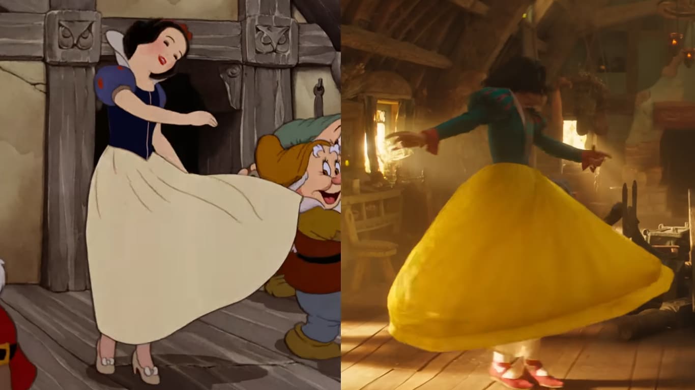 Branca-de-Neve-animacao-e-live-action Diretor de Branca de Neve revirou arquivos da Disney - e o que ele encontrou mudou a história do live-action