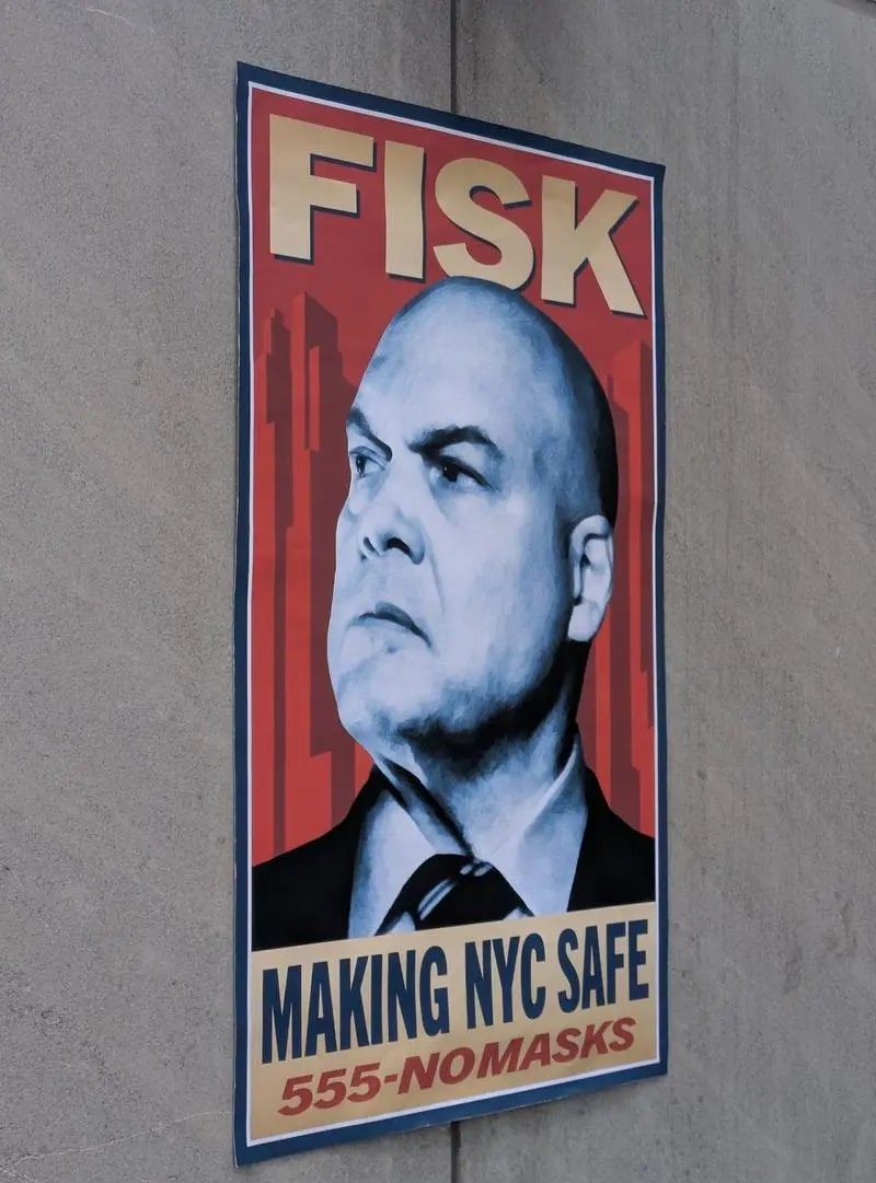 Cartaz-Fisk-Demolidor-Renascido Nova imagem do set de Demolidor: Renascido sugere que Fisk quer acabar com o Homem-Aranha em NY