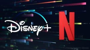 Disney PLus e Netflix logo