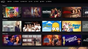 Disney Plus – tela inicial