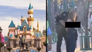 Disneyland – mulher presa