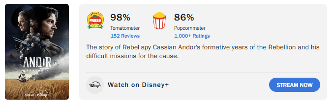 Andor entra para a história do IMDb com recorde que nem Breaking Bad conseguiu image-20 Andor entra para a história do IMDb com recorde que nem Breaking Bad conseguiu