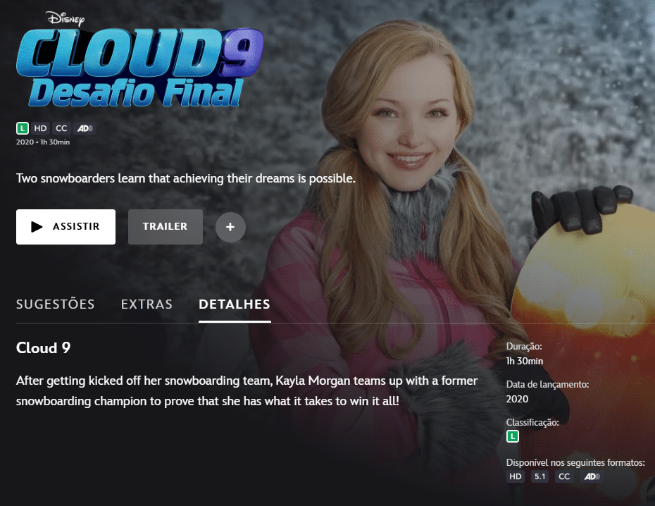 Atualização maluca no Disney+ deixa filmes com nomes trocados, datas erradas e sinopses vazias image-9 Atualização maluca no Disney+ deixa filmes com nomes trocados, datas erradas e sinopses vazias
