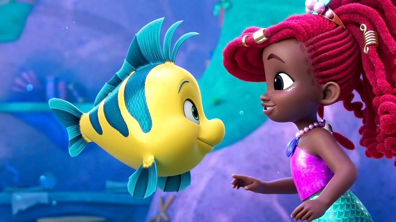 Disney-Junior-Ariel Disney+ anuncia novas aventuras da Pequena Sereia em "Disney Junior Ariel"