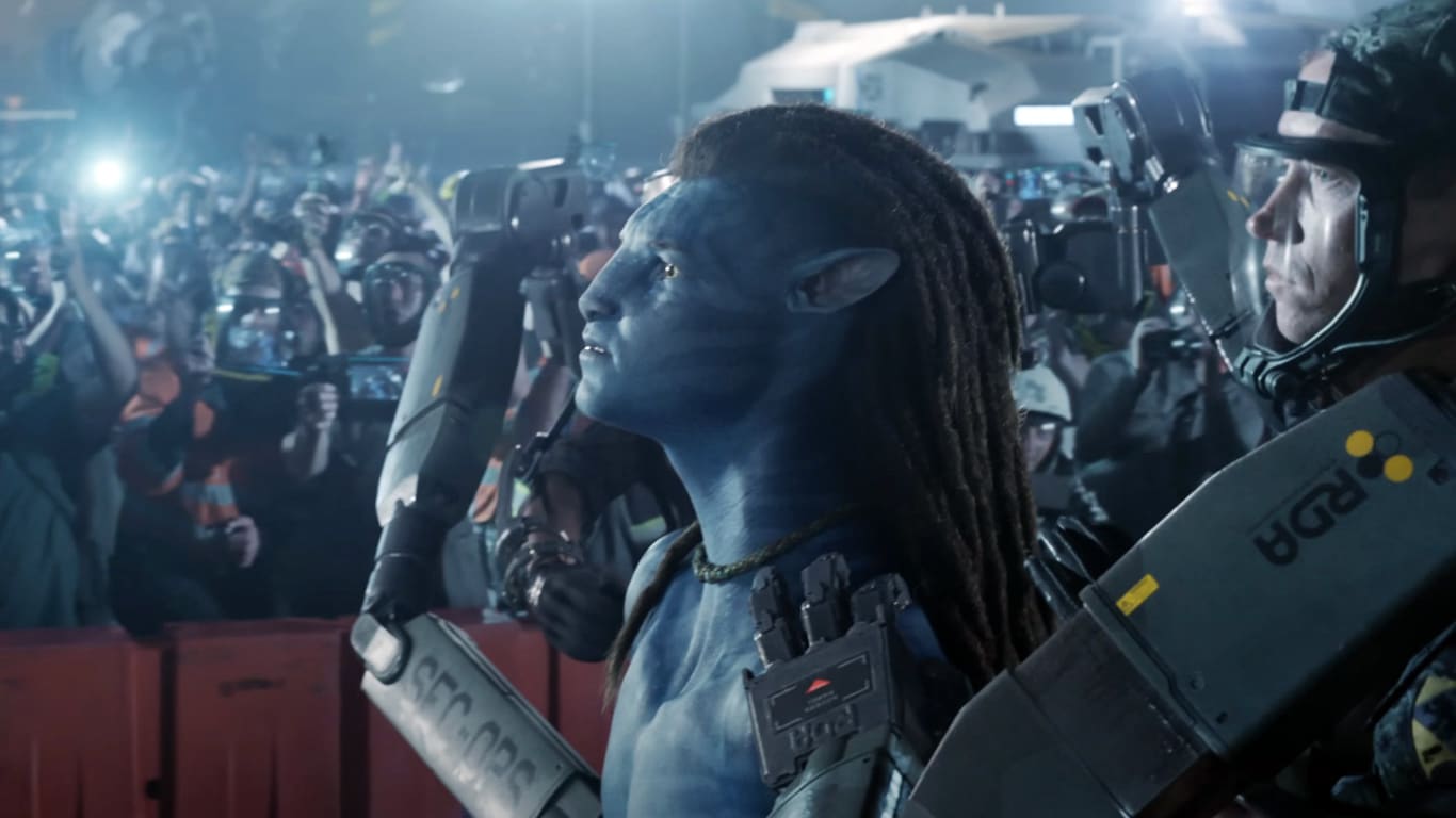 Jake Sully é capturado em Avatar: Fogo e Cinzas? Cena aponta transição para a Terra Jake-Sully-capturado-em-Pandora Jake Sully é capturado em Avatar: Fogo e Cinzas? Cena aponta transição para a Terra