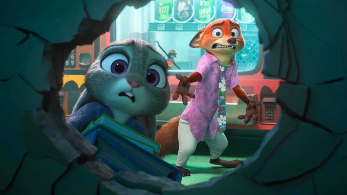 Zootopia-2-Judy-e-Nick Zootopia 2 revela trailer hilário com Judy Hopps e Nick Wilde em terapia