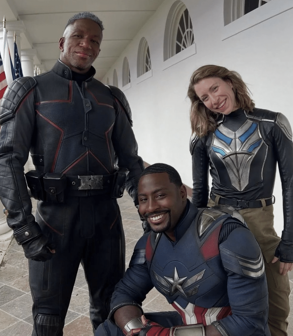 Foto dos bastidores revela o Patriota, que ficou de fora de Capitão América 4 image-7 Foto dos bastidores revela o Patriota, que ficou de fora de Capitão América 4
