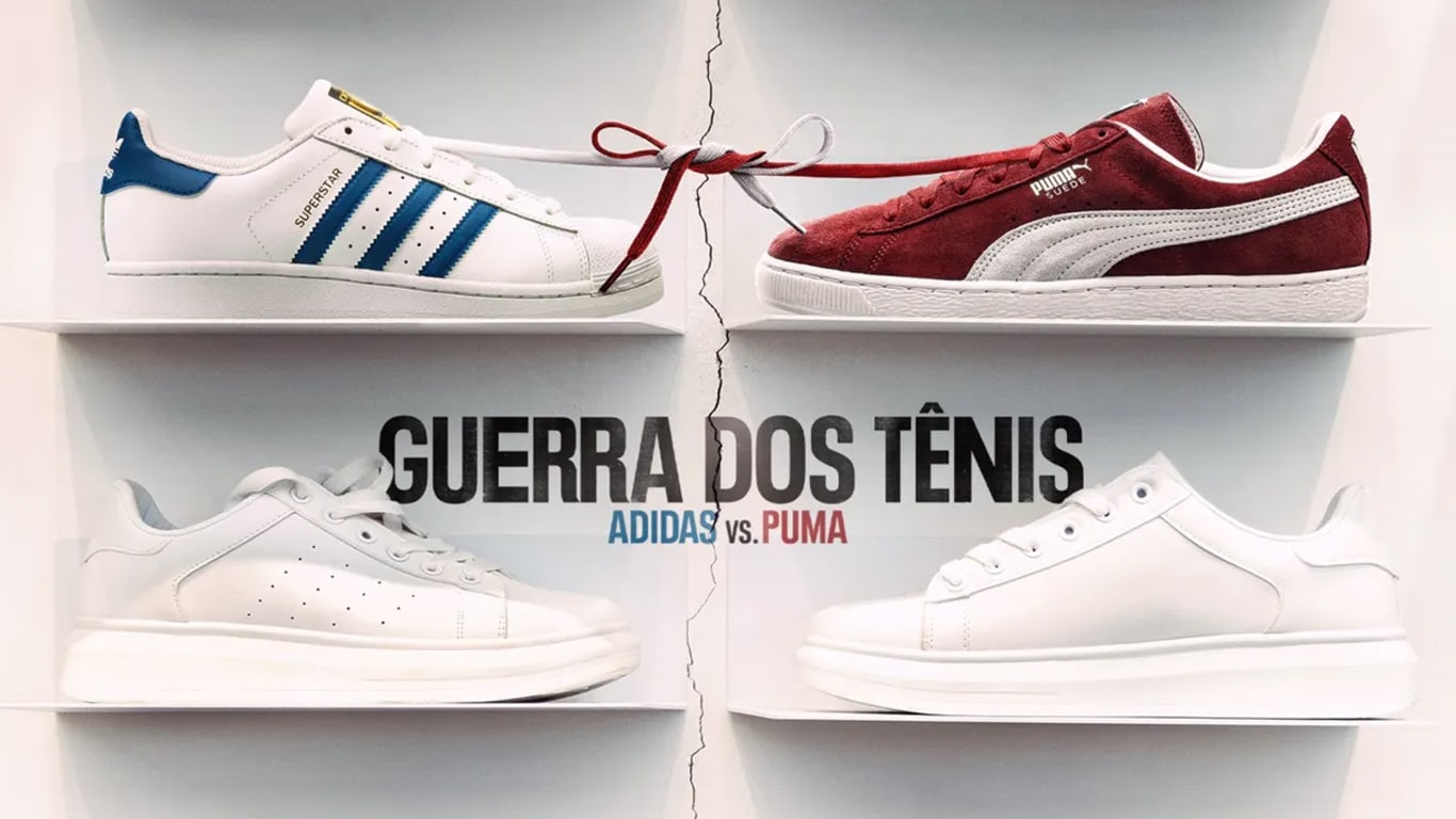 Guerra-dos-Tenis-Adidas-vs.-Puma Adidas vs. Puma: série sobre rivalidade entre irmãos ganha data no Disney+