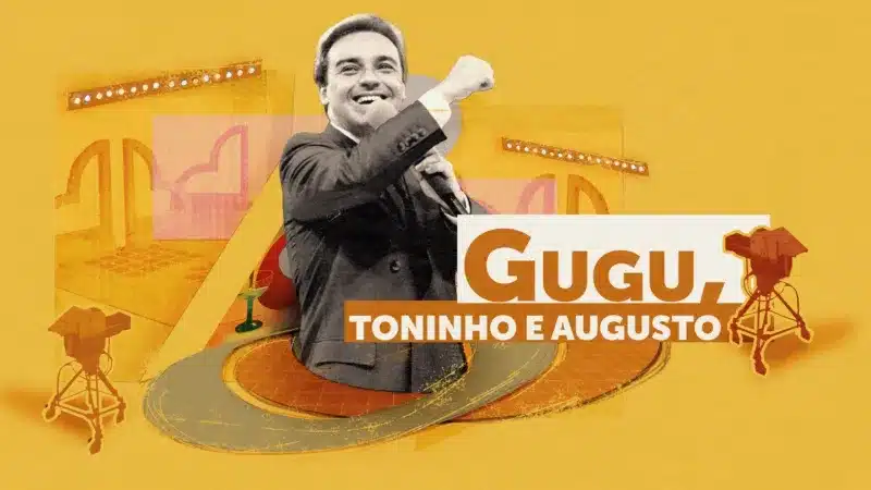 Gugu-Toninho-e-Augusto 4 séries sobre Silvio Santos, Gugu, Hebe e Jô estreiam no Disney+ junto com Colapso, estrelado por Tini