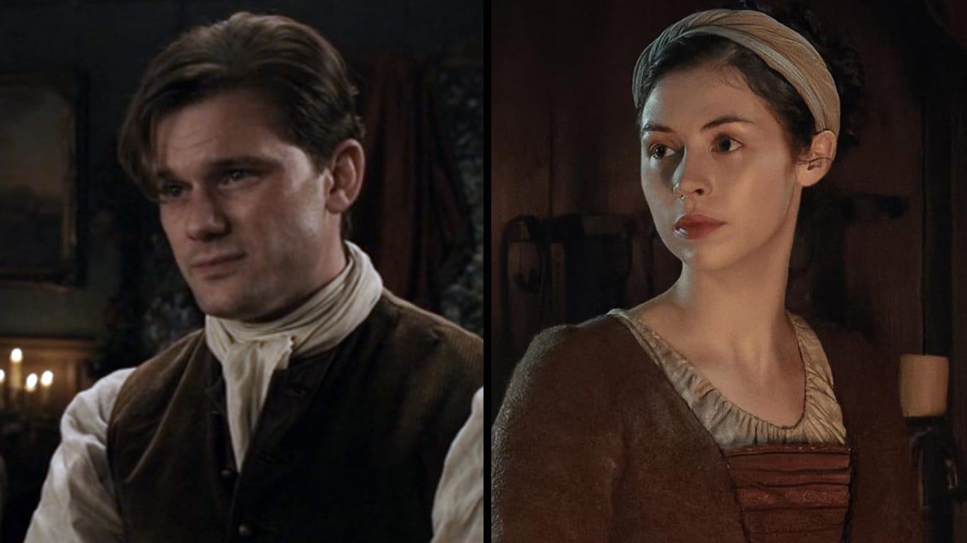 Henry-e-Julia-Outlander-Blood-of-My-Blood Por que Julia não percebe que Henry também está no passado em Outlander: Blood of My Blood?