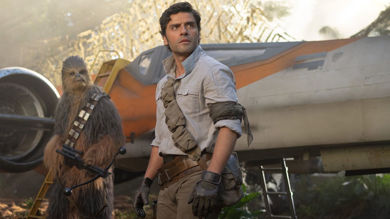 Oscar-Isaac-como-Poe-Dameron-em-Star-Wars Star Wars: Oscar Isaac diz o que precisa acontecer para ele retornar como Poe Dameron