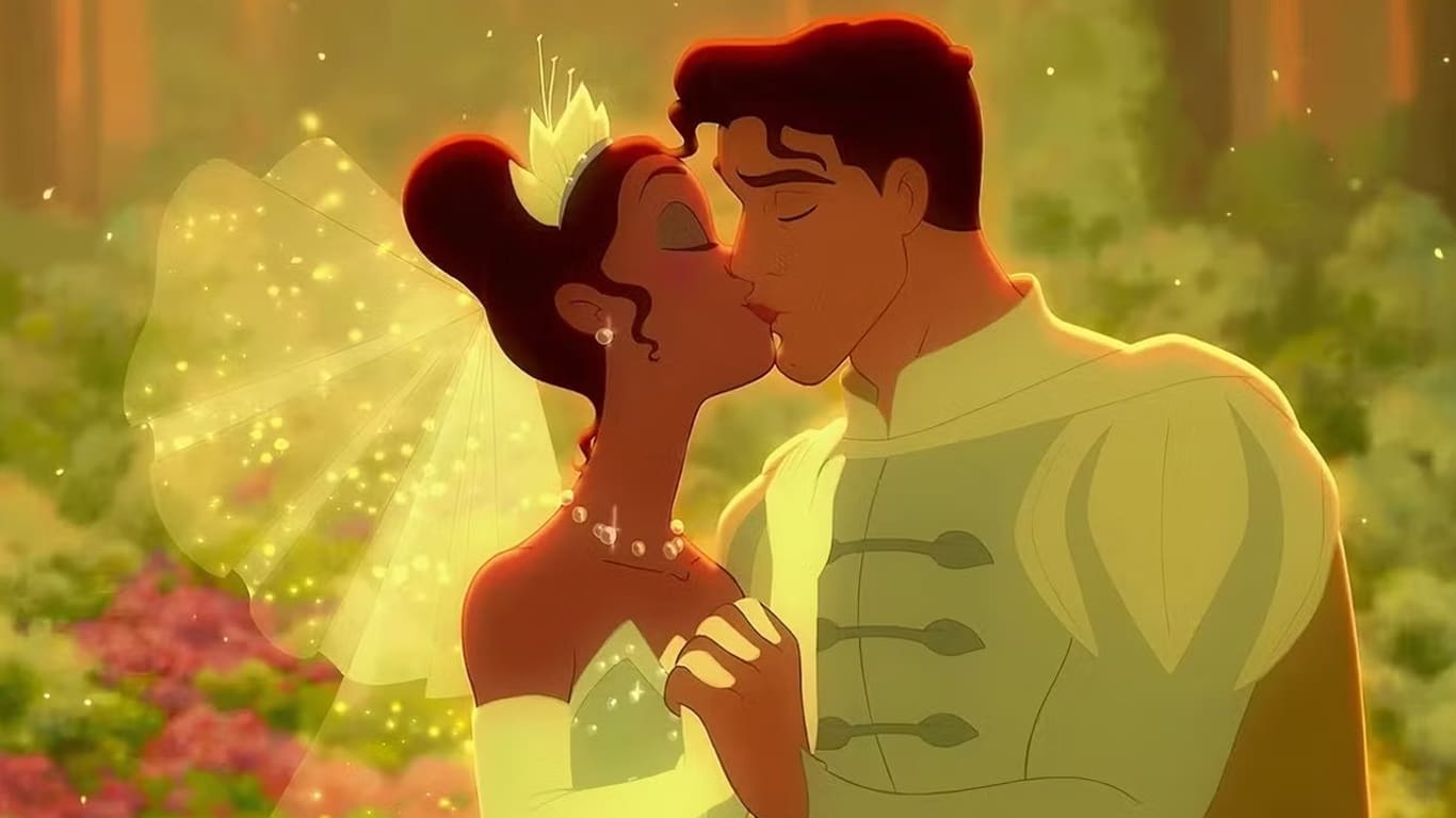 Princesa-Tiana-e-Naveen-em-A-Princesa-e-o-Sapo O detalhe no final de A Princesa e o Sapo que muda tudo o que você pensava sobre o filme