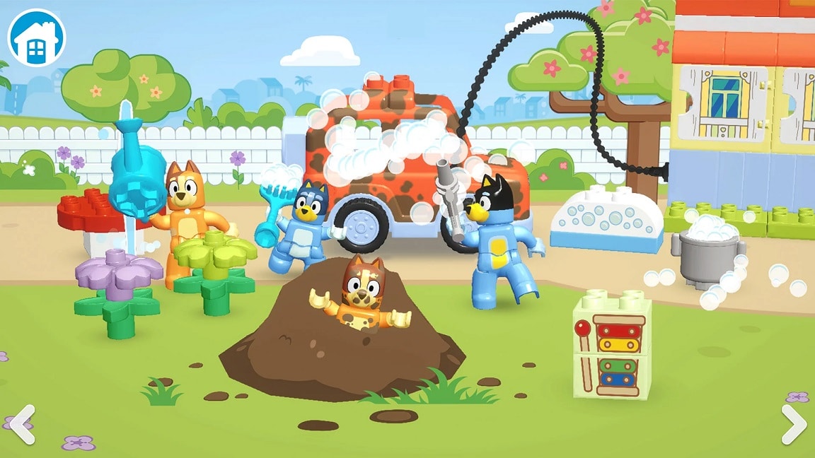 bluey-app-img2 Novo jogo gratuito LEGO Bluey já está disponível para celular com atividades educativas para as crianças
