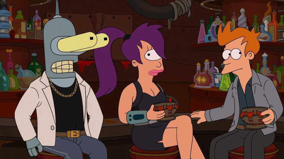 futurama-season-13-bender-leela-fry-featured Futurama de volta com robôs gigantes, ursos e fim do mundo; Veja o trailer da temporada 13