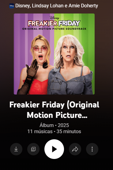 Já está disponível a trilha sonora de Uma Sexta-Feira Mais Louca Ainda! image-1 Já está disponível a trilha sonora de Uma Sexta-Feira Mais Louca Ainda!