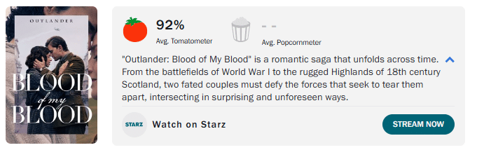 image-23 Blood of My Blood: spin-off de Outlander conquista nota alta da crítica