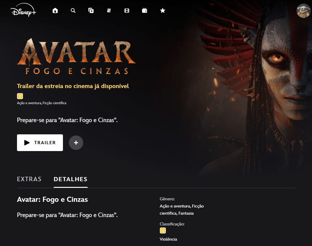 image-46 Avatar: Fogo e Cinzas já aparece no Disney+, mas lançamento no streaming pode demorar 6 meses após os cinemas
