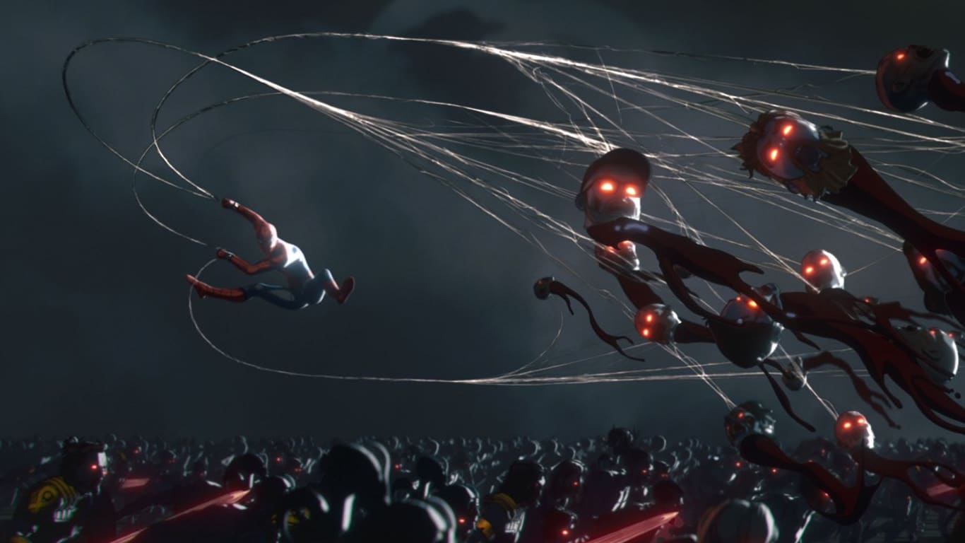 Homem-Aranha enfrenta Vingadores zumbis em trailer sangrento de Marvel Zombies Homem-Aranha-em-Marvel-Zombies Homem-Aranha enfrenta Vingadores zumbis em trailer sangrento de Marvel Zombies