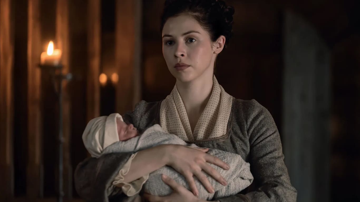 Outlander-Blood-of-My-Blood-episodio-7 Por que o bebê Beauchamp tem dois nomes em Outlander: Blood of My Blood?