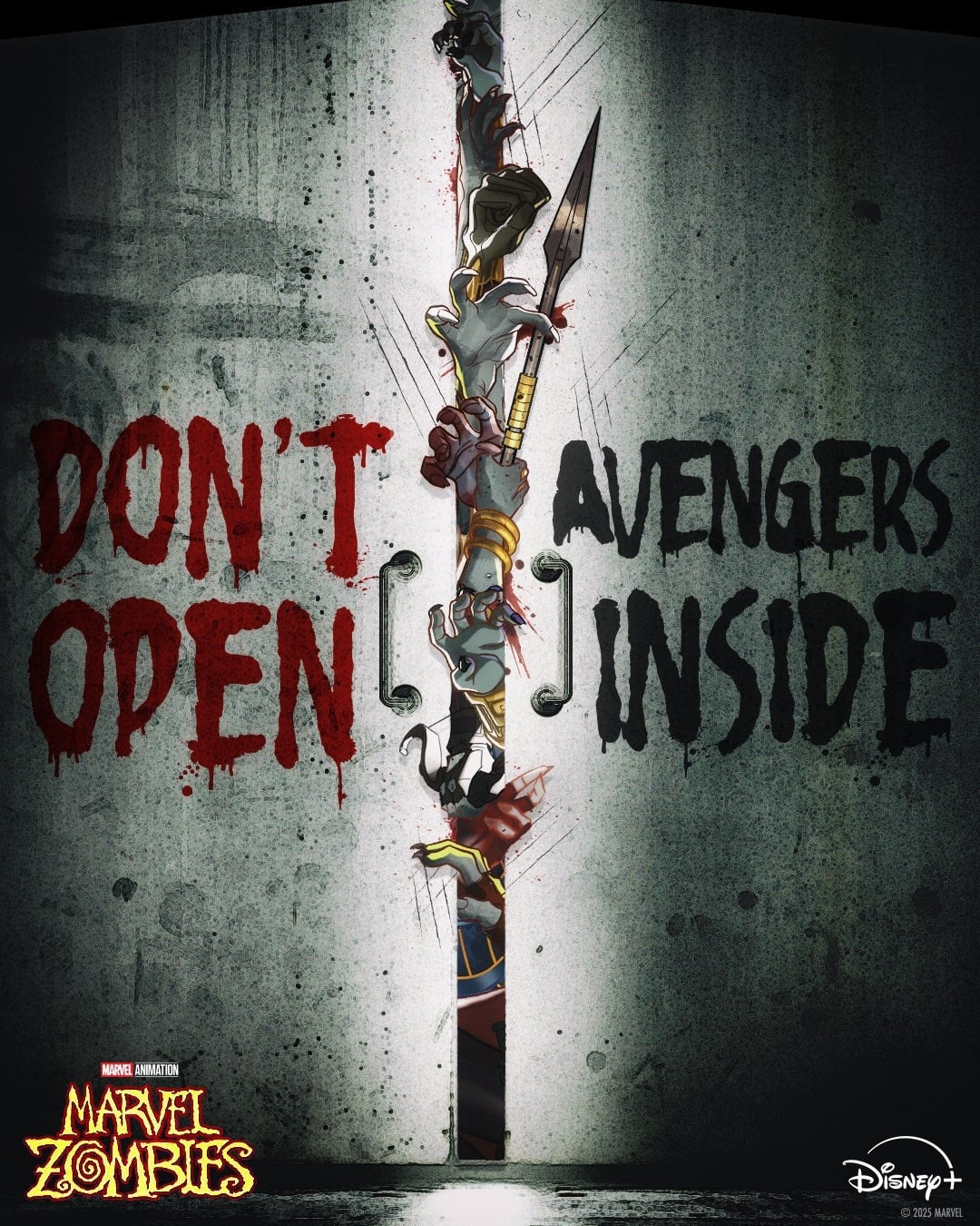 Poster-Marvel-Zombies-Dont-Open-Avengers-Inside Marvel Zombies homenageia The Walking Dead com nova versão de "DON’T OPEN DEAD INSIDE"