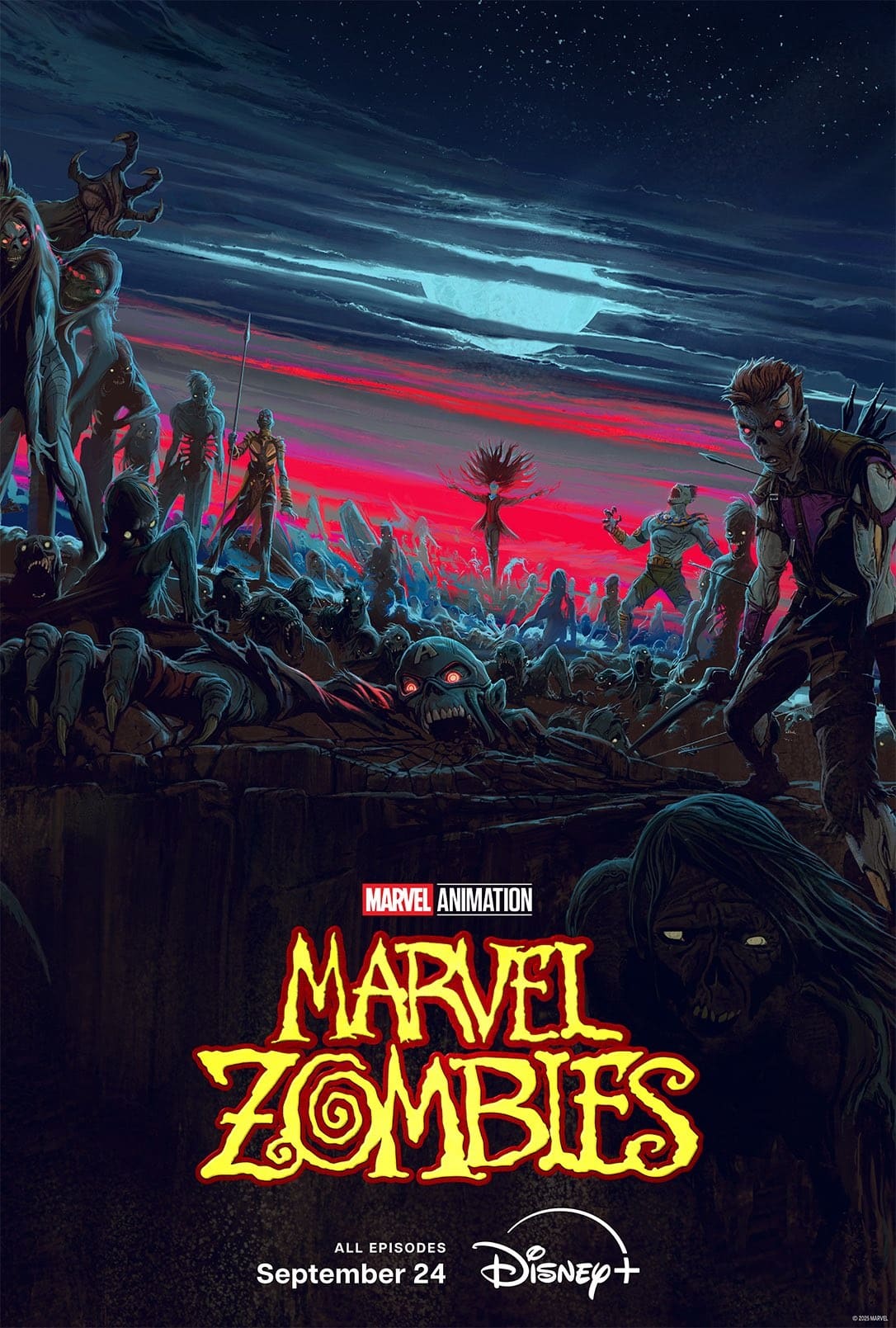 Homem-Aranha enfrenta Vingadores zumbis em trailer sangrento de Marvel Zombies Poster-Marvel-Zombies Homem-Aranha enfrenta Vingadores zumbis em trailer sangrento de Marvel Zombies