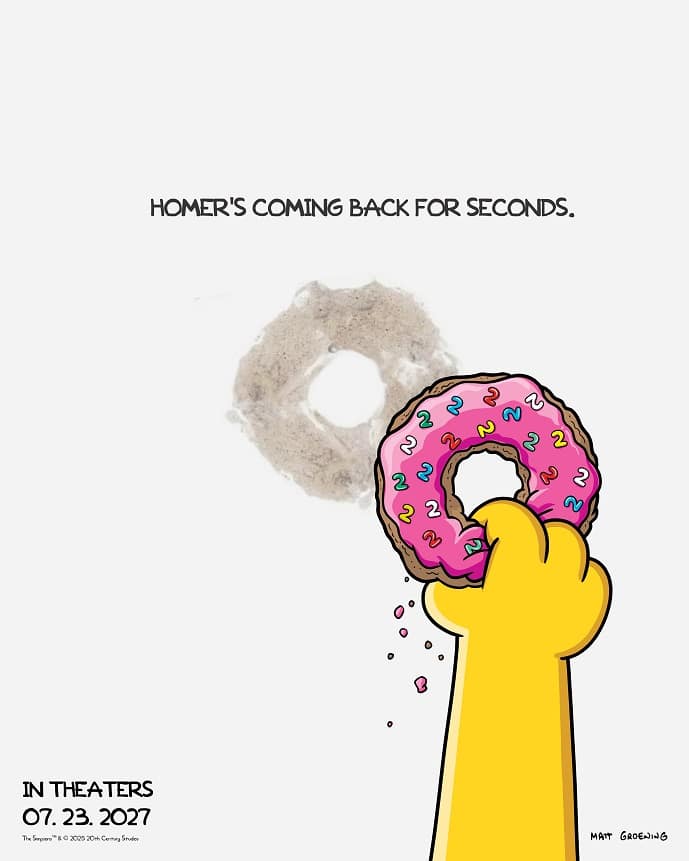 Poster-Os-Simpsons-2 Os Simpsons 2: Disney confirma continuação e define data de lançamento
