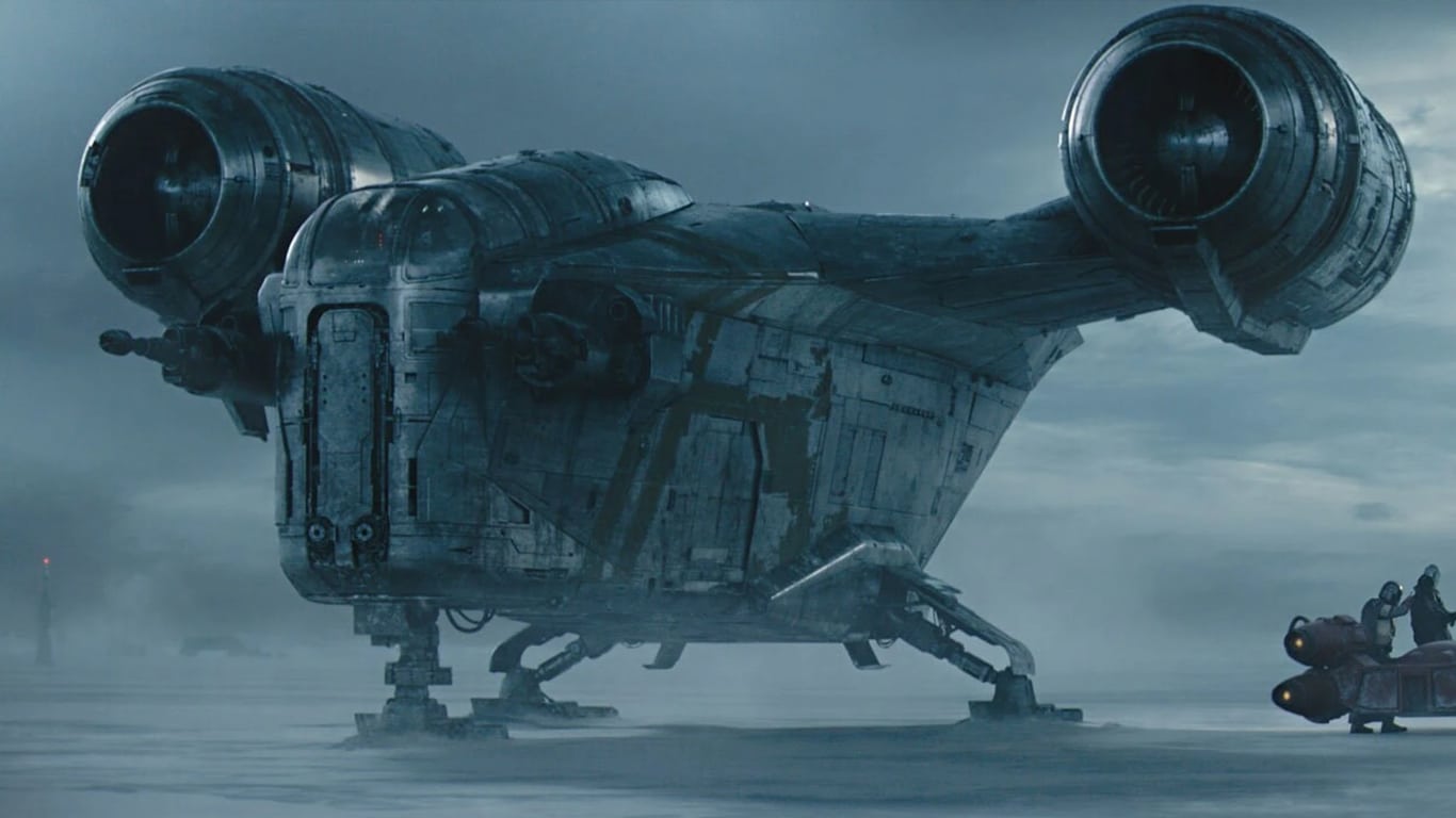 Razor-Crest-The-Mandalorian-1 Como a Razor Crest reaparece no filme The Mandalorian and Grogu se Moff Gideon a destruiu na série?