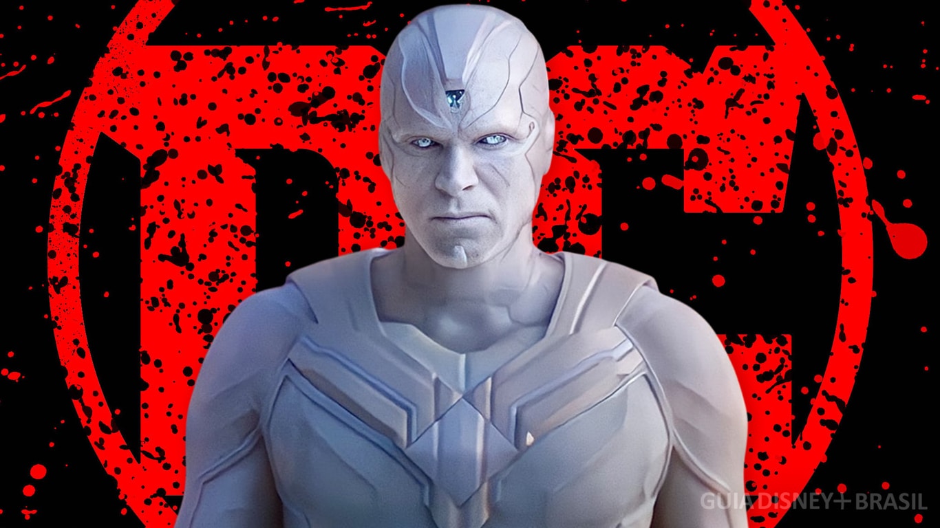 Marvel revela logo oficial de Vision Quest... durante gravações de filme da DC! Visao-Branco-logo-DC Marvel revela logo oficial de Vision Quest... durante gravações de filme da DC!
