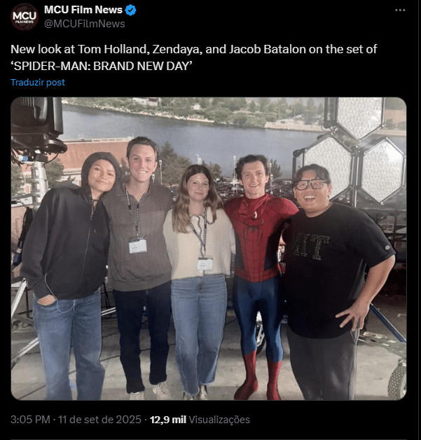 Foto de bastidores de Homem-Aranha: Um Novo Dia confirma conexão direta com Sem Volta Para Casa image-16 Foto de bastidores de Homem-Aranha: Um Novo Dia confirma conexão direta com Sem Volta Para Casa
