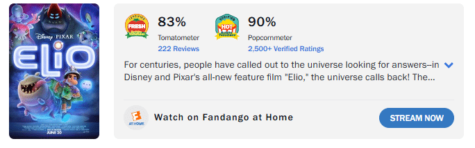 Quem diria? Elio fracassou nos cinemas, mas agora é nº 1 em 59 países image-43 Quem diria? Elio fracassou nos cinemas, mas agora é nº 1 em 59 países