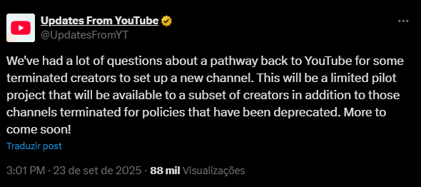 image-49 YouTube vai reativar contas banidas por desinformação sobre eleições e COVID