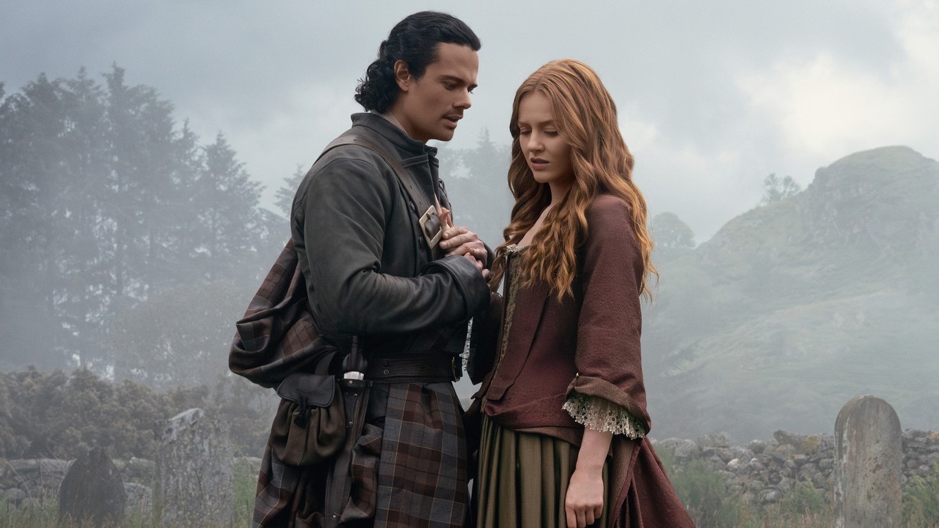 Brian-e-Ellen-no-episodio-Braemar-Outlander-Blood-of-My-Blood Brian precisa perdoar Ellen após o episódio 9 de Outlander: Blood of My Blood?