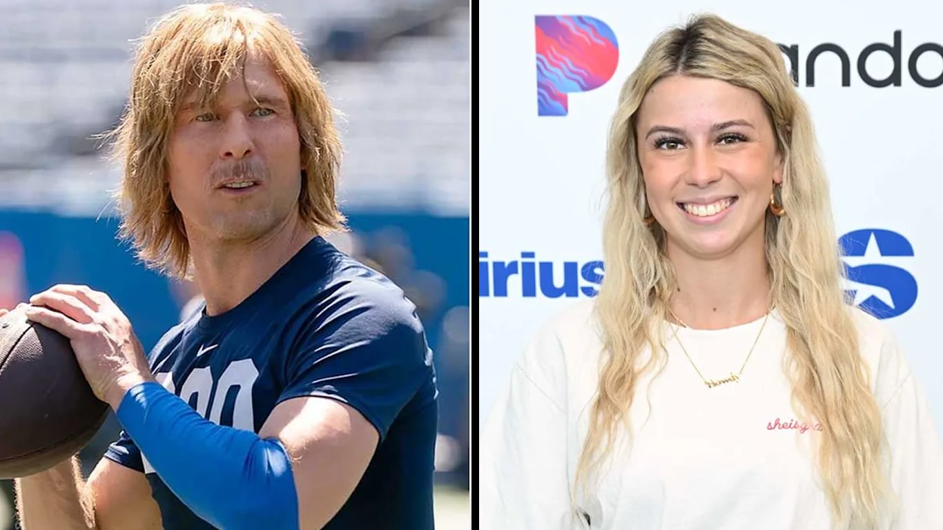 Chad-Powers-Glen-Powell-e-Hawk-Tuah-Girl Entenda a confusão entre Hawk Tuah Girl e Brittney Rae Carrera em Chad Powers: O Quarterbabk